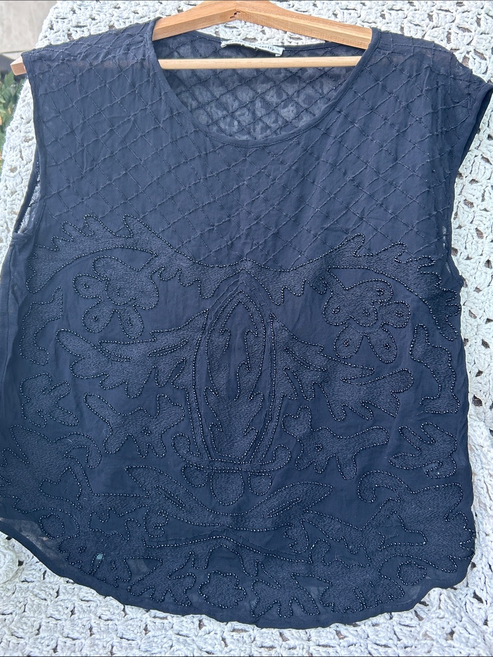 Search for Sanity Embroidery Beaded Top